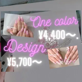 ネイル lili.nail y2k/ワンホンのネイルデザイン