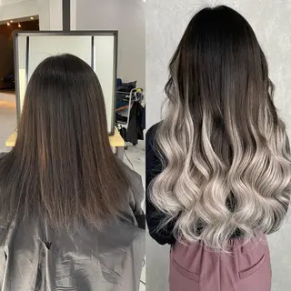 ミディアム 💎馴染むエクステ ×カラーTOMO💎のヘアスタイル