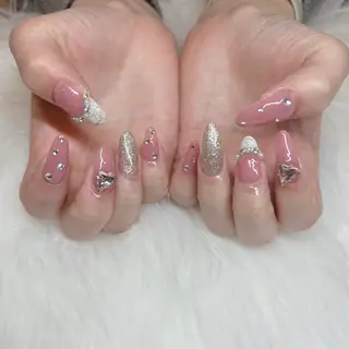 ロング HANA うるののネイルデザイン