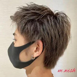 ショート カラー メンズ 長田 尚大のヘアスタイル