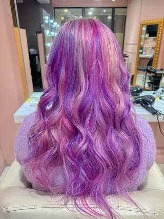 セミロング カラー Chérie所属・Chérie 渋谷/カラーサロンのヘアスタイル