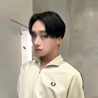 ショート パーマ メンズ 岡田大志🇰🇷 中/韓メンズヘアのヘアスタイル