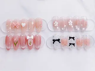 ネイル ☁️Minmin Tsuki💙🩵のネイルデザイン