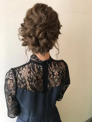 セミロング ヘアアレンジ ⭐️ アユミ⭐️のヘアスタイル