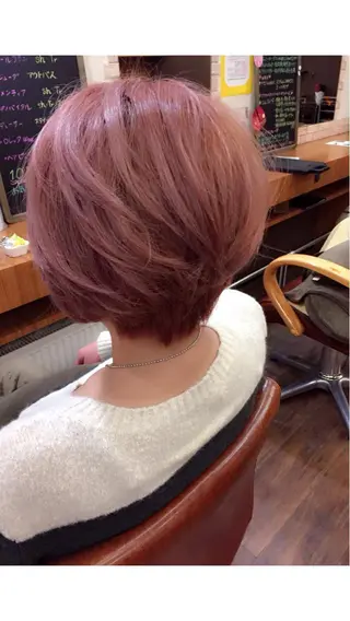 ショート カラー A.hair所属・齊藤 篤士のヘアスタイル