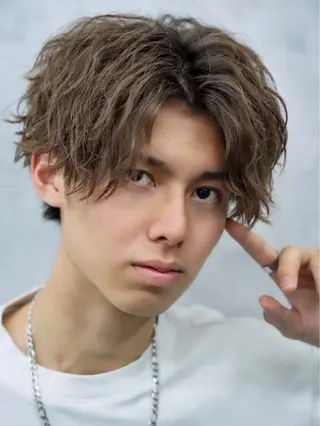 ミディアム CHROM TOKYO the  Barber 新宿店所属・畠山 敦匡のヘアスタイル