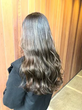 ロング カラー 【寺田町】ソリハシ アキラのヘアスタイル