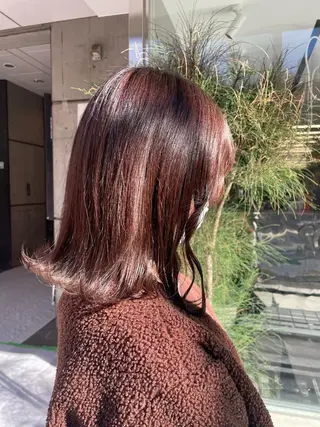 ミディアム カラー 🧁はるひ/ ZEST八王子🟡のヘアスタイル