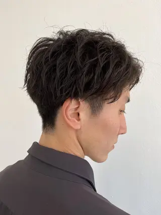 パーマ メンズ ⚡️メンズ/波巻き/ 片岡篤宣/水戸⚡️のヘアスタイル