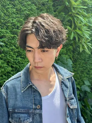 パーマ メンズ 当日予約⭕️ fifth渋谷太田のヘアスタイル