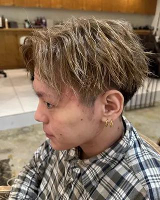 ロング メンズ 山本 正人のヘアスタイル