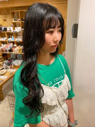 ロング パーマ 透明感カラー/ 似合わせヘア/まなみのヘアスタイル