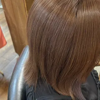 ミディアム カラー 徳 永のヘアスタイル