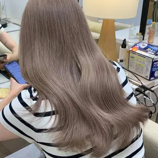 ミディアム カラー 韓国風/顔周りカット /髪質改善RYOTAのヘアスタイル
