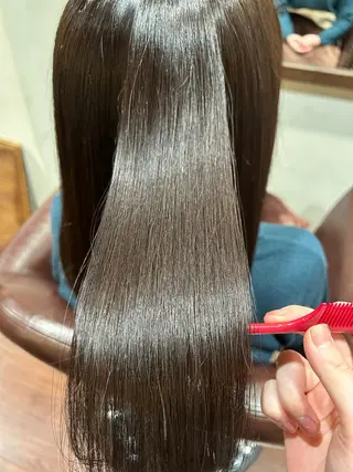 セミロング 水谷 菜央のヘアスタイル