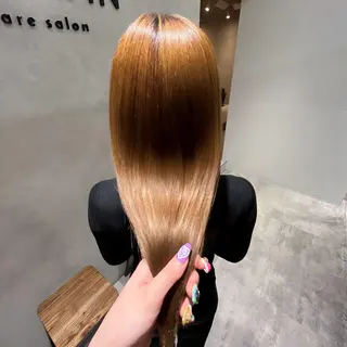 ロング パーマ 髪質改善/縮毛矯正 艶カラー/珠聡のヘアスタイル