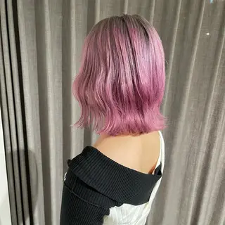 ミディアム カラー 🌈ディレクター🌈 徳松優希のヘアスタイル