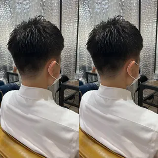 ショート メンズ センターパート /植田のヘアスタイル