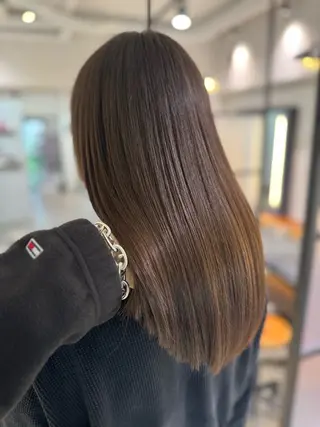 セミロング カラー ［パサつき改善］＊ 髪質改善ケアサロン＊のヘアスタイル