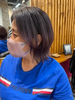 ミディアム カラー STAR RIVER所属・YUI/ ブリーチカラー🌷のヘアスタイル