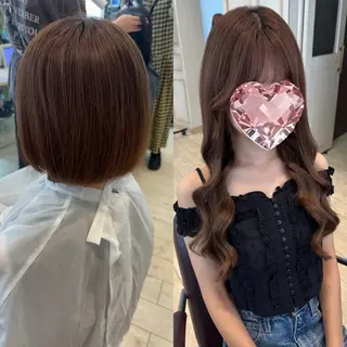 ショート 💎シールエクステ/ ハイトーン💎シズカのヘアスタイル