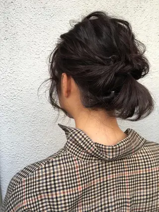 ミディアム カラー ラブーケ中川中島店 クラタチカコのヘアスタイル