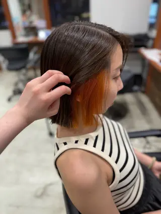 ショート なんば／難波🇰🇷 YUHOのヘアスタイル