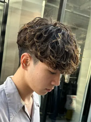 パーマ メンズ 当日予約⭕️ fifth渋谷太田のヘアスタイル