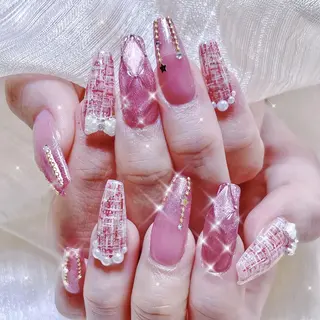 ネイル 🦋チップ長さだし 専門店🦋のネイルデザイン