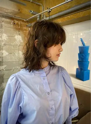 ミディアム パーマ GATTACA所属・KEI gattacaのヘアスタイル