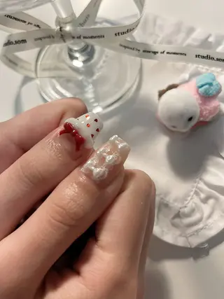 ネイル lettie🎀 京都ガーリーネイルのネイルデザイン