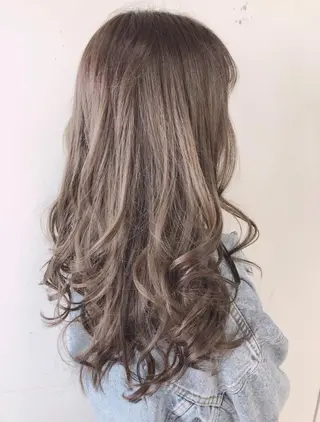 ロング 静岡/草薙パーマ メンズバレイヤージュのヘアスタイル