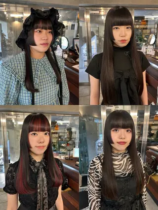 ロング 土屋かすみ✁︎. ꙳ 姫カットのヘアスタイル