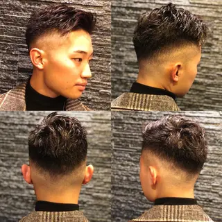 ショート ヘアアレンジ メンズ 萩原 勇樹のヘアスタイル