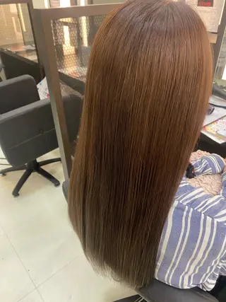 ロング 池田 朱李のヘアスタイル