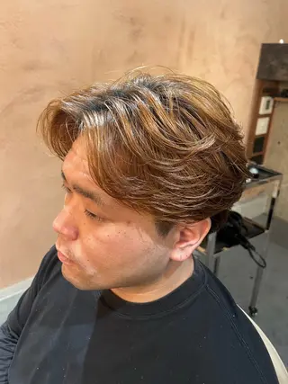 パーマ メンズ メンズカット【平尾 高宮】永井駿祐のヘアスタイル