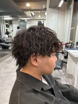 パーマ メンズ テテ風パーマ/ シャドウパーマ/廣田のヘアスタイル