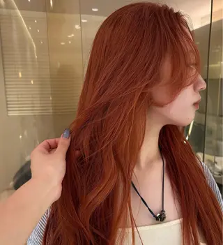 ロング カラー maison mile所属・mile akari 恵比寿駅徒歩3分のヘアスタイル
