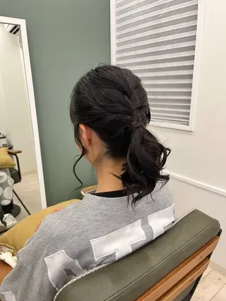 ミディアム ヘアアレンジ M.arc 【マーキ】のヘアスタイル