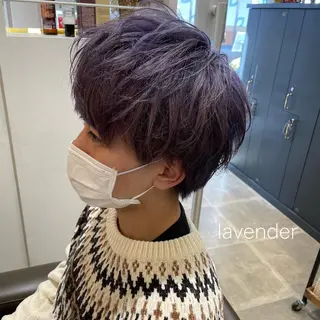カラー メンズ 細沼 葵のヘアスタイル