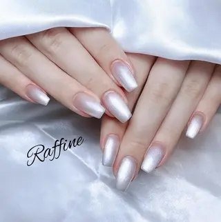 ネイル RAFFINE 月🦋🩵のネイルデザイン