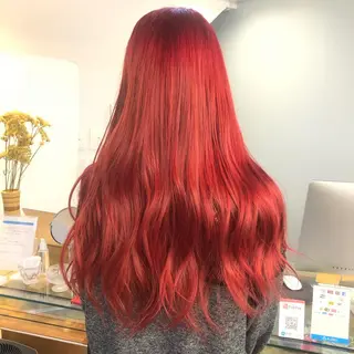 ロング カラー 渋谷ケアブリーチ Suuのヘアスタイル