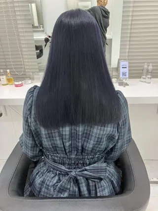 カラー 🤍ྀི透ける寒色 Cocoa🤍ྀིのヘアスタイル