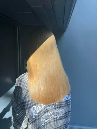 ロング 髪質改善/縮毛矯正 /美髪カラー/こてのヘアスタイル