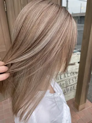 ロング カラー 4-rest garden （フォーレストガーデン）所属・金井 直樹のヘアスタイル