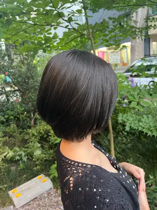 ショート 空 龍之介　カラー 特化/髪質改善/韓国のヘアスタイル