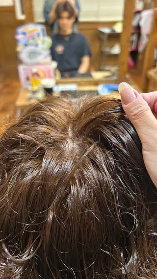 ショート カラー パーマ メンズ 木村 美彩輝のヘアスタイル