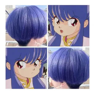 ショート カラー GARU-ガル-所属・TSUNO🦖 派手髪/オタク美容師のヘアスタイル