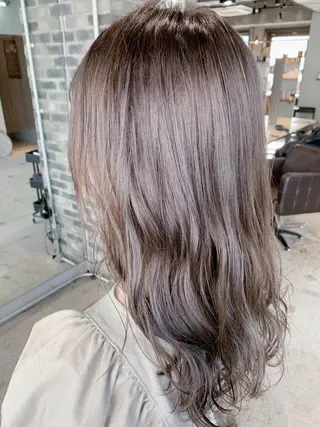 ロング カラー パーマ 代表 中島貴志のヘアスタイル