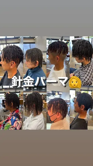 パーマ メンズ HAIR＆BEAUTY美庵所属・パーマ特化美容師 ナガイのヘアスタイル